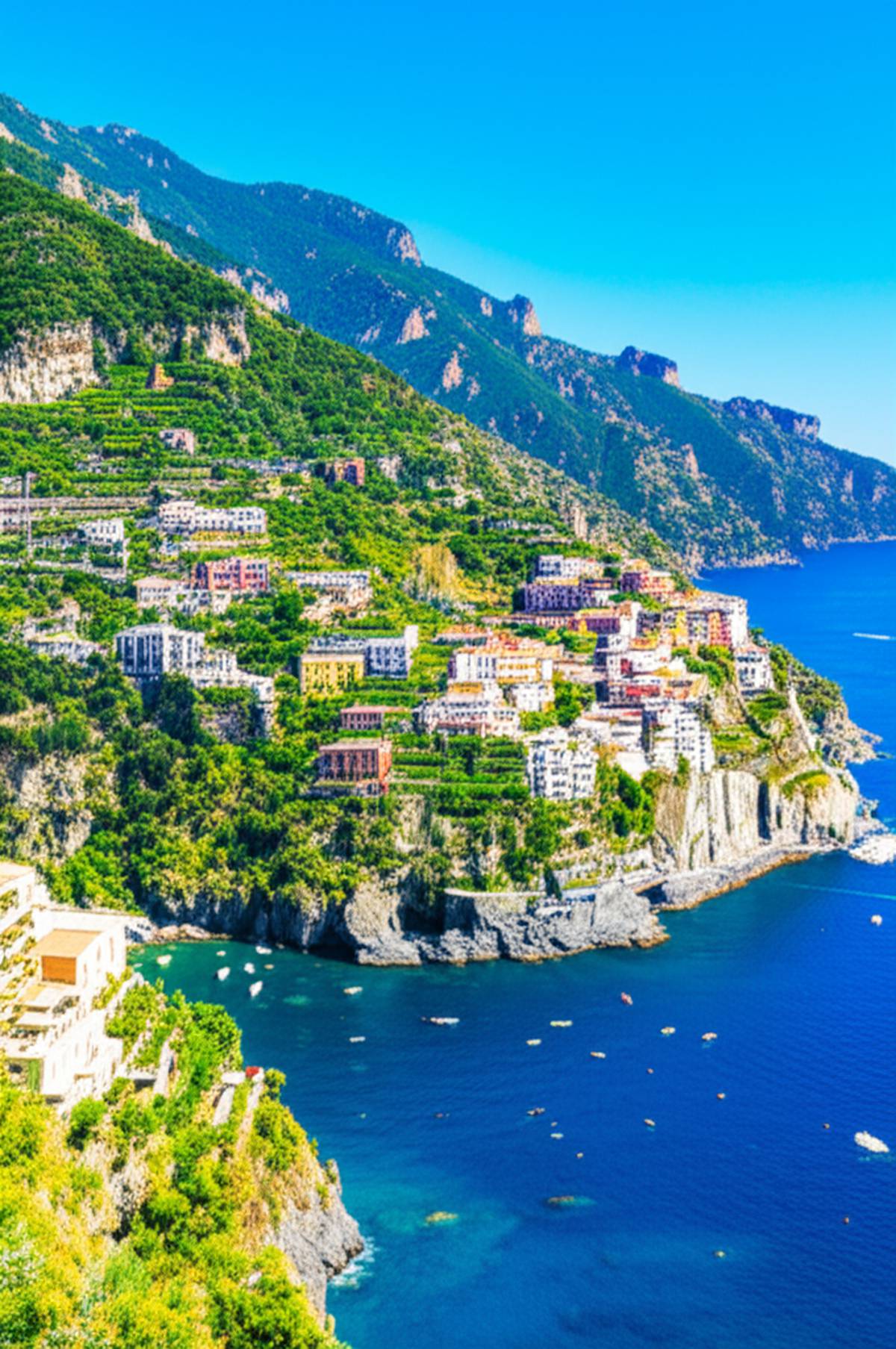 ساحل آمالفی Amalfi Coast در ایتالیا