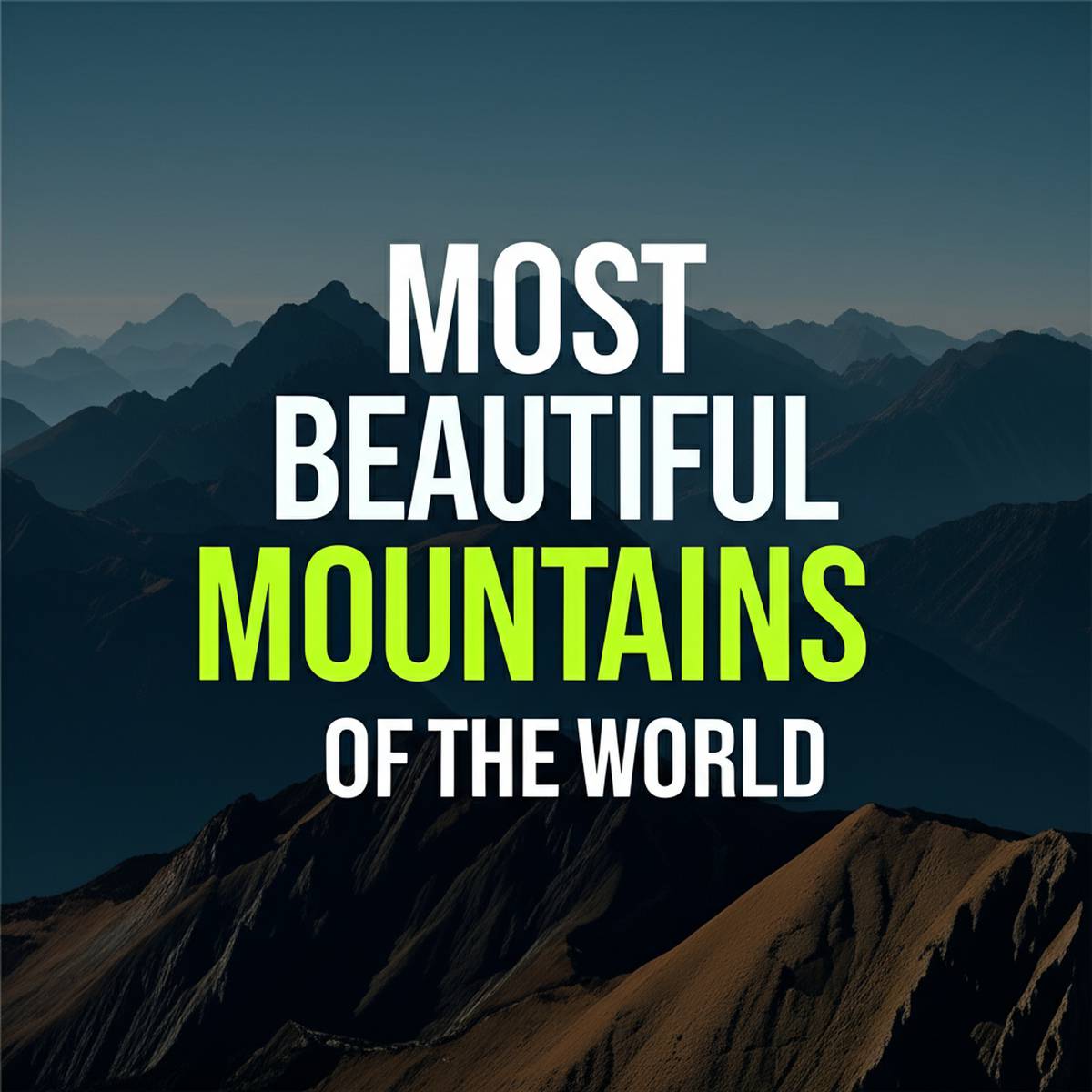 زیباترین کوه های جهان