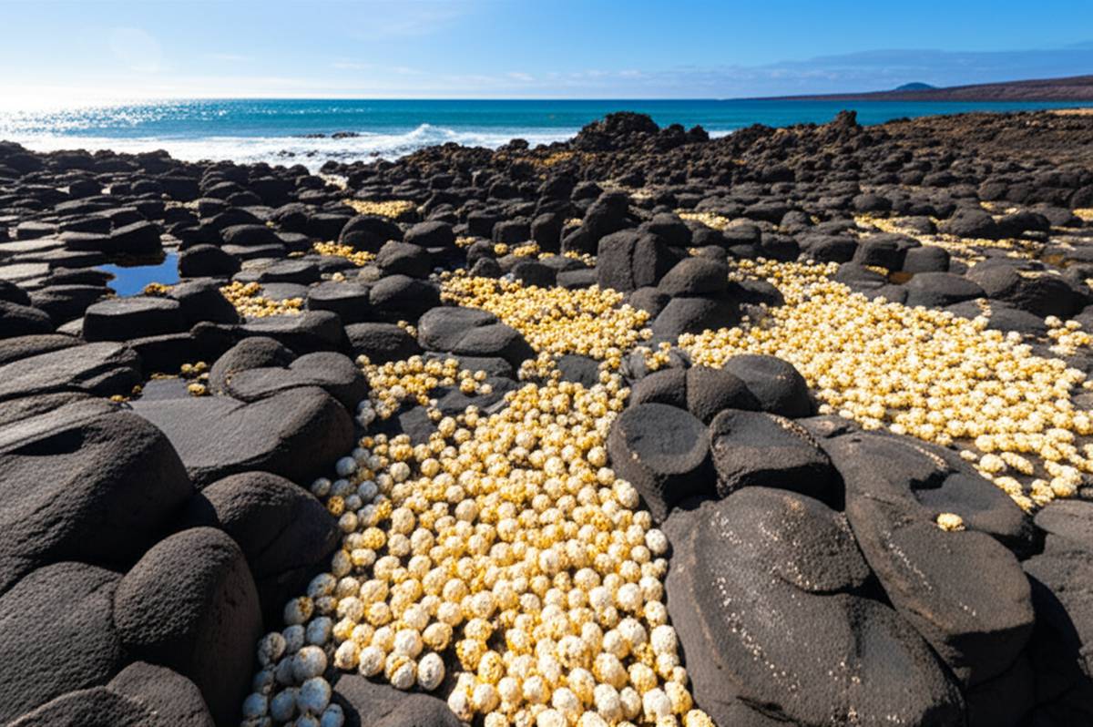 ساحل پاپ کورن Popcorn Beach