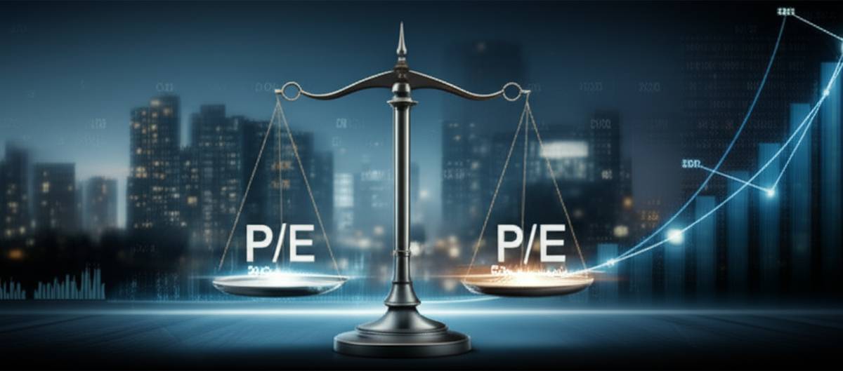 میانگین p/e بازار سهام