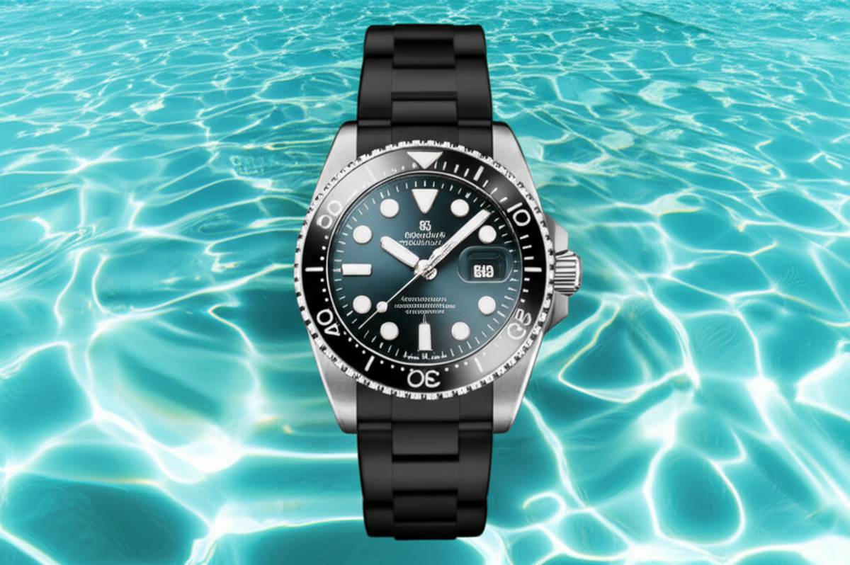 خرید ساعت مچی لاکچری 100 متر | مناسب غواصی کم عمق