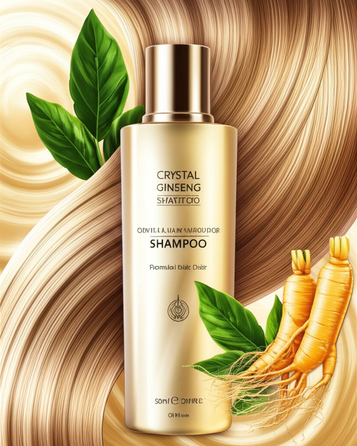 شامپو جینسینگ کریستال مناسب موهای معمولی | ویژگی ها و مزایا