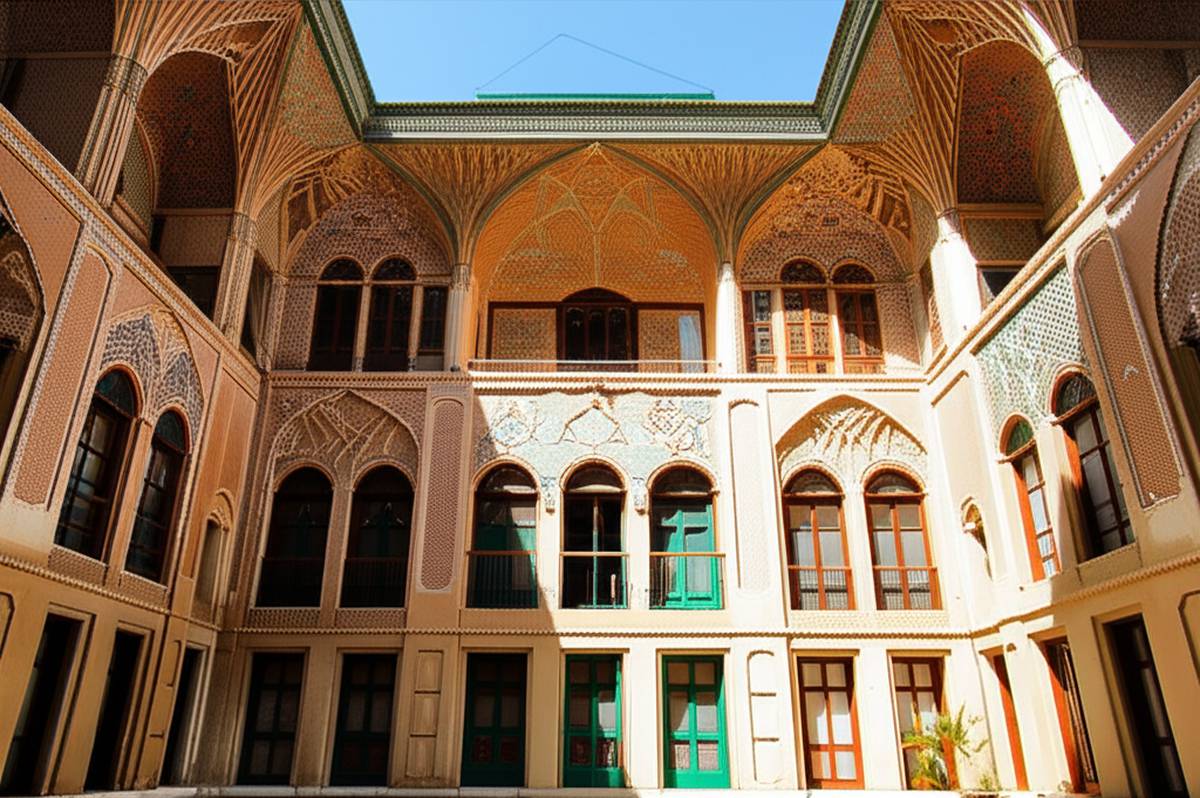 سرای عامری ها کاشان - گشتی در عجایب و معماری بی نظیر این عمارت