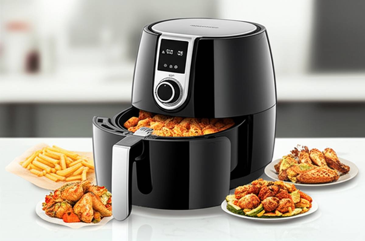 نقد و بررسی کامل سرخ کن بدون روغن سان رایز AF-402