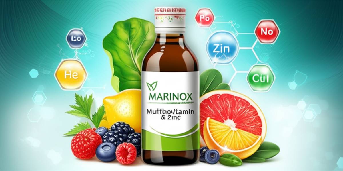 شربت مولتی ویتامین و زینک مارینوکس | نقد و بررسی جامع