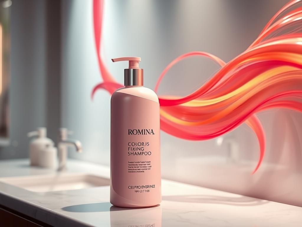 نقد و بررسی شامپو تثبیت کننده رنگ مو رومینا: تجربه واقعی