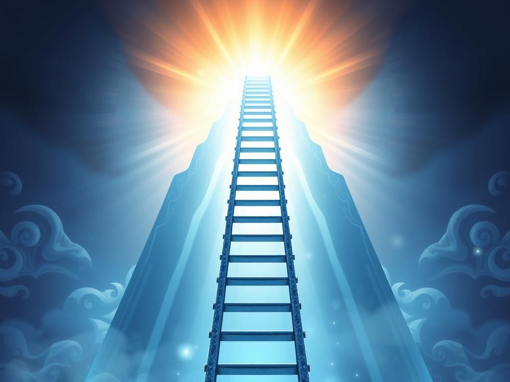 خلاصه کتاب نردبان آبی | نکات کلیدی اثر مهدی خدامیان آرانی