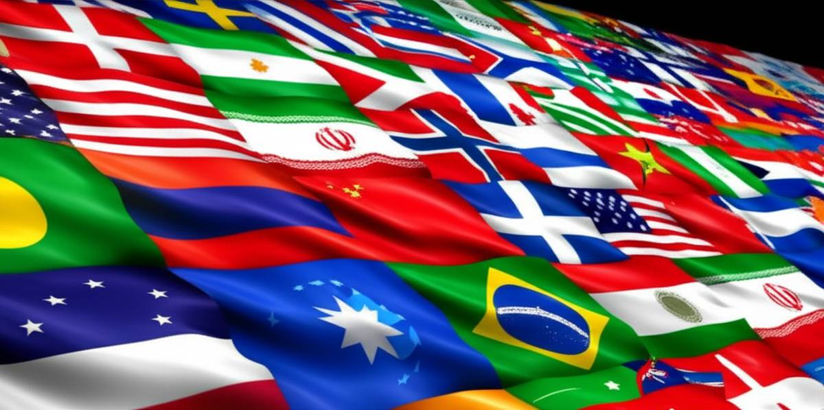 ۱۵ زیباترین پرچم های دنیا | معانی پنهان و نماد هر کشور