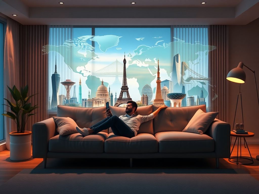 سفر از خانه – روی مبل لم بدهید و دنیا را کشف کنید!